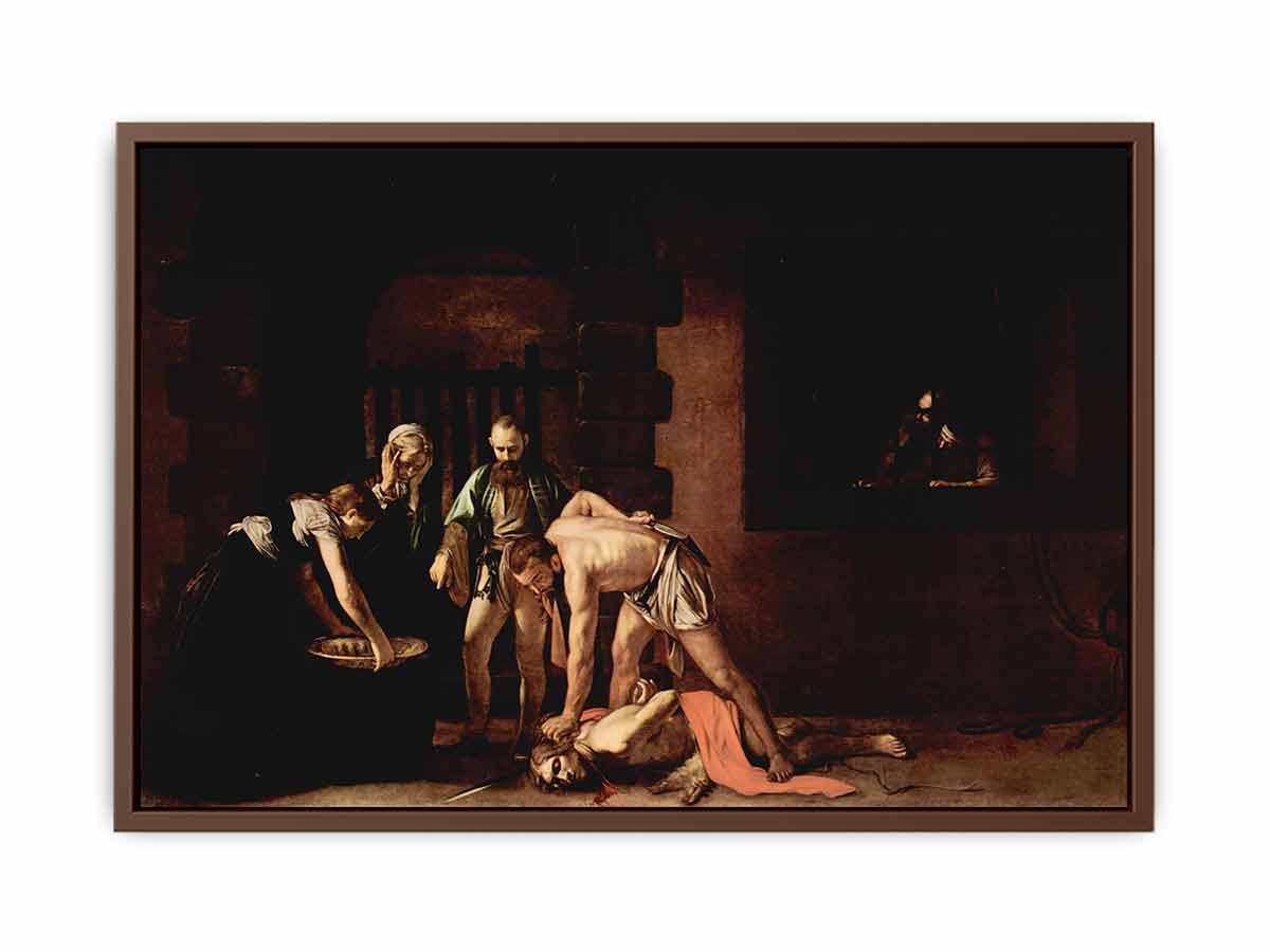The beheading of St. John the Baptist By Caravaggio