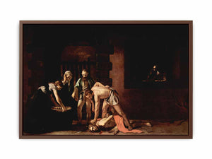 The beheading of St. John the Baptist By Caravaggio