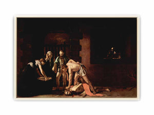 The beheading of St. John the Baptist By Caravaggio