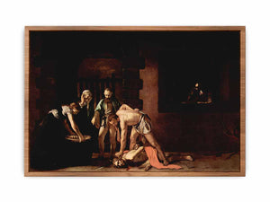 The beheading of St. John the Baptist By Caravaggio