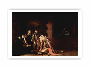 The beheading of St. John the Baptist By Caravaggio