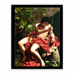 Saint John the Baptist By Caravaggio