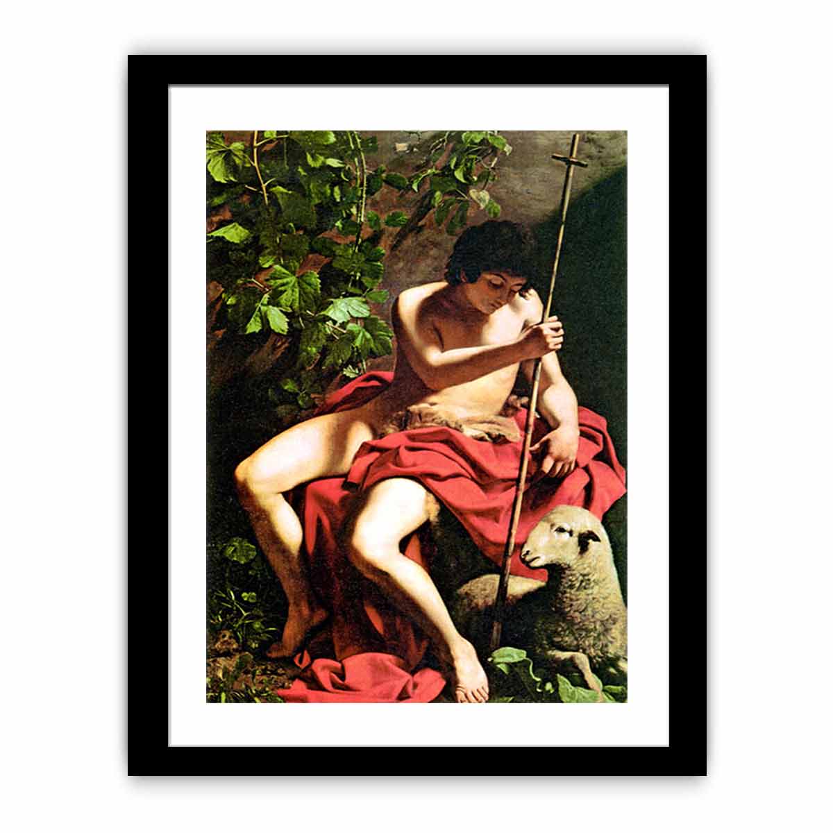 Saint John the Baptist By Caravaggio