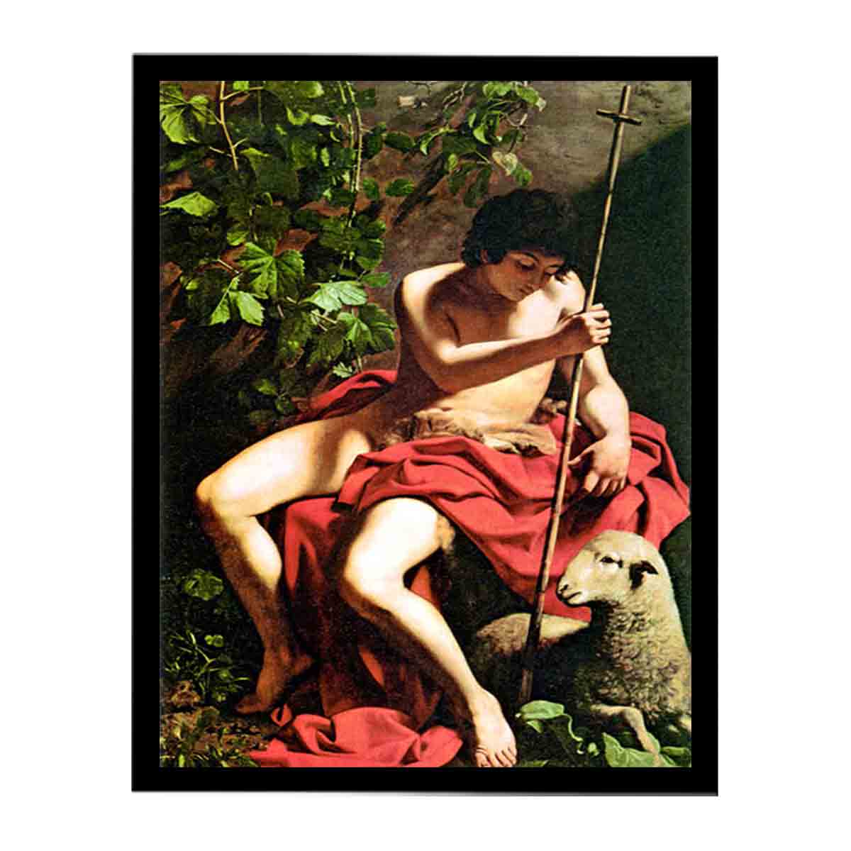 Saint John the Baptist By Caravaggio