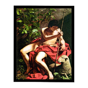 Saint John the Baptist By Caravaggio