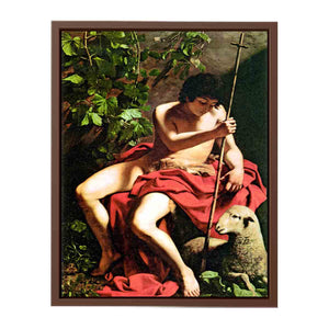 Saint John the Baptist By Caravaggio