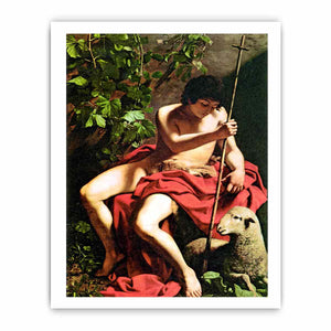 Saint John the Baptist By Caravaggio