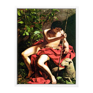 Saint John the Baptist By Caravaggio