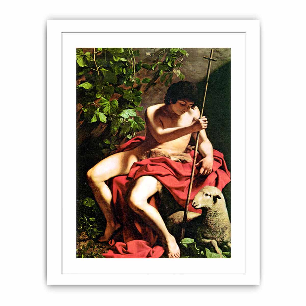 Saint John the Baptist By Caravaggio