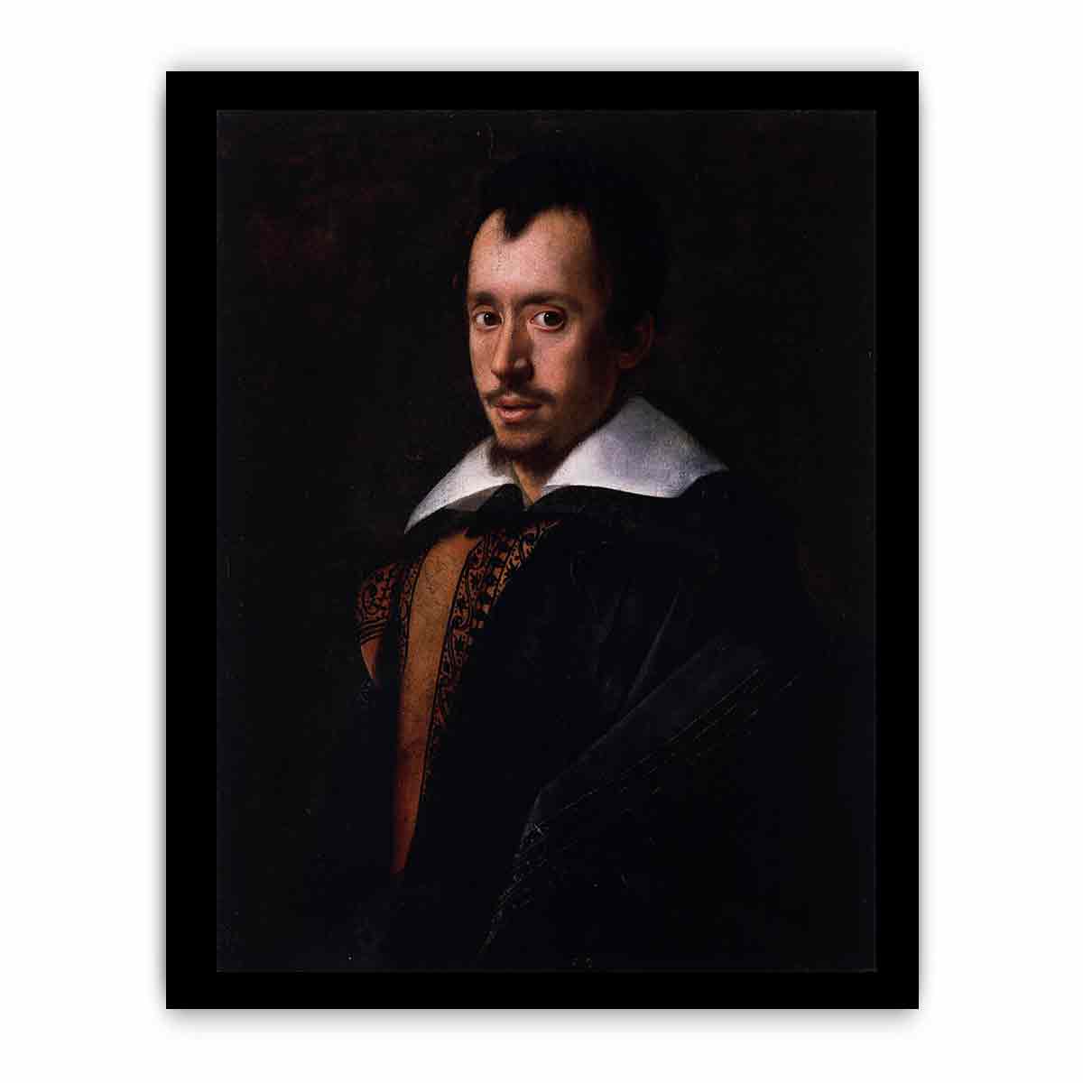 Portrait of the Poet Giambattista Marino By Caravaggio