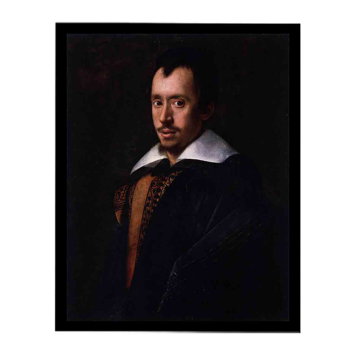 Portrait of the Poet Giambattista Marino By Caravaggio
