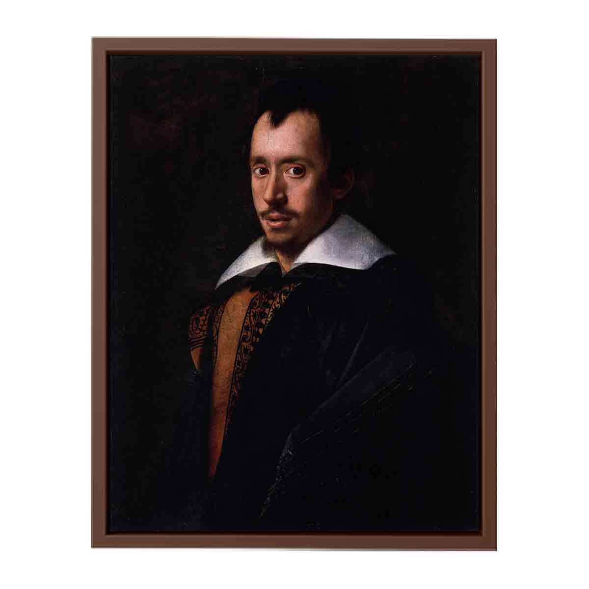 Portrait of the Poet Giambattista Marino By Caravaggio