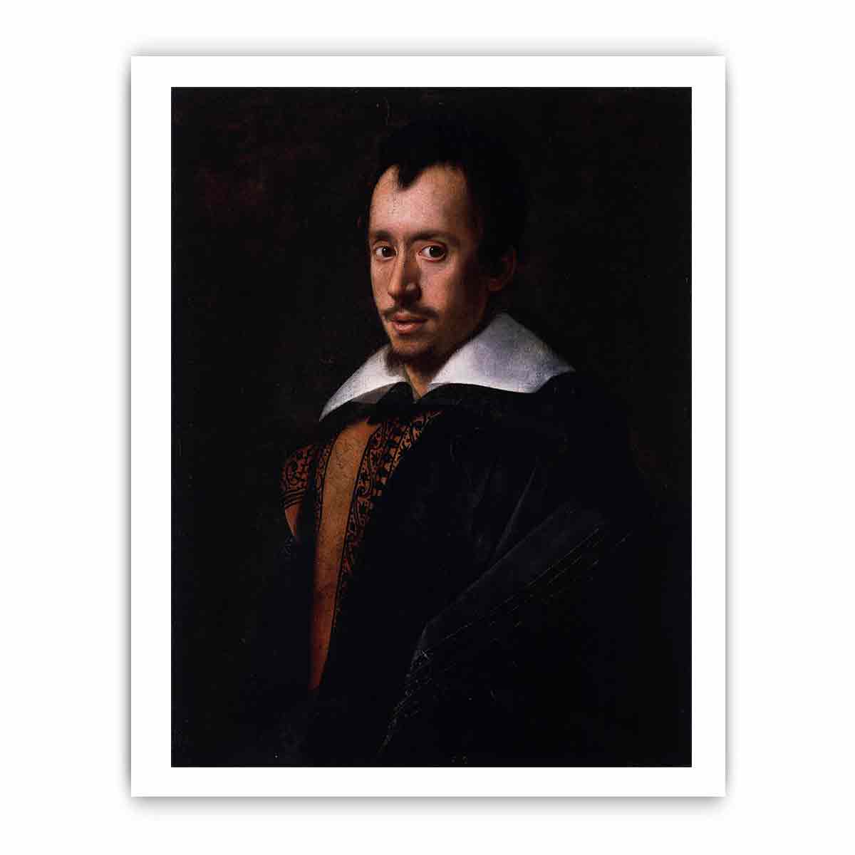 Portrait of the Poet Giambattista Marino By Caravaggio