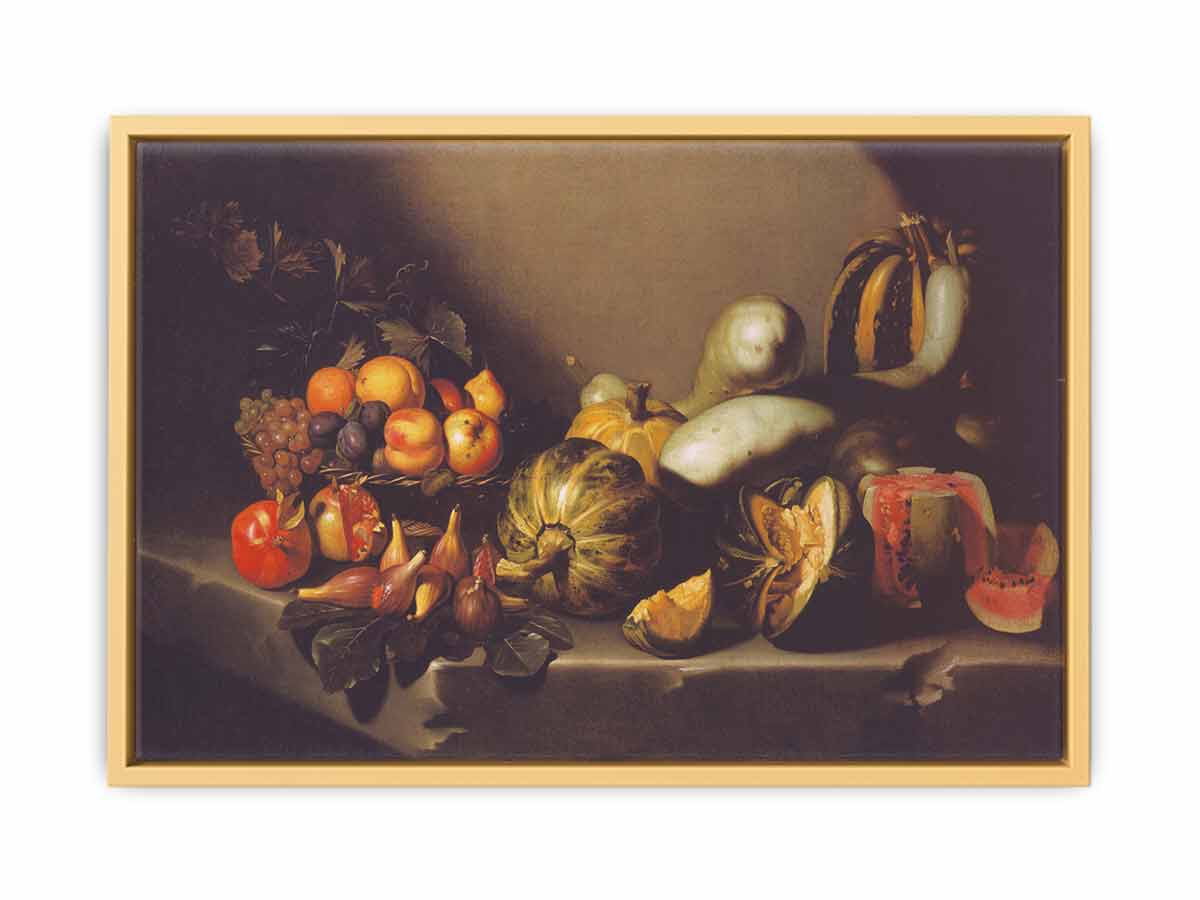 Still Life with Fruit By Caravaggio