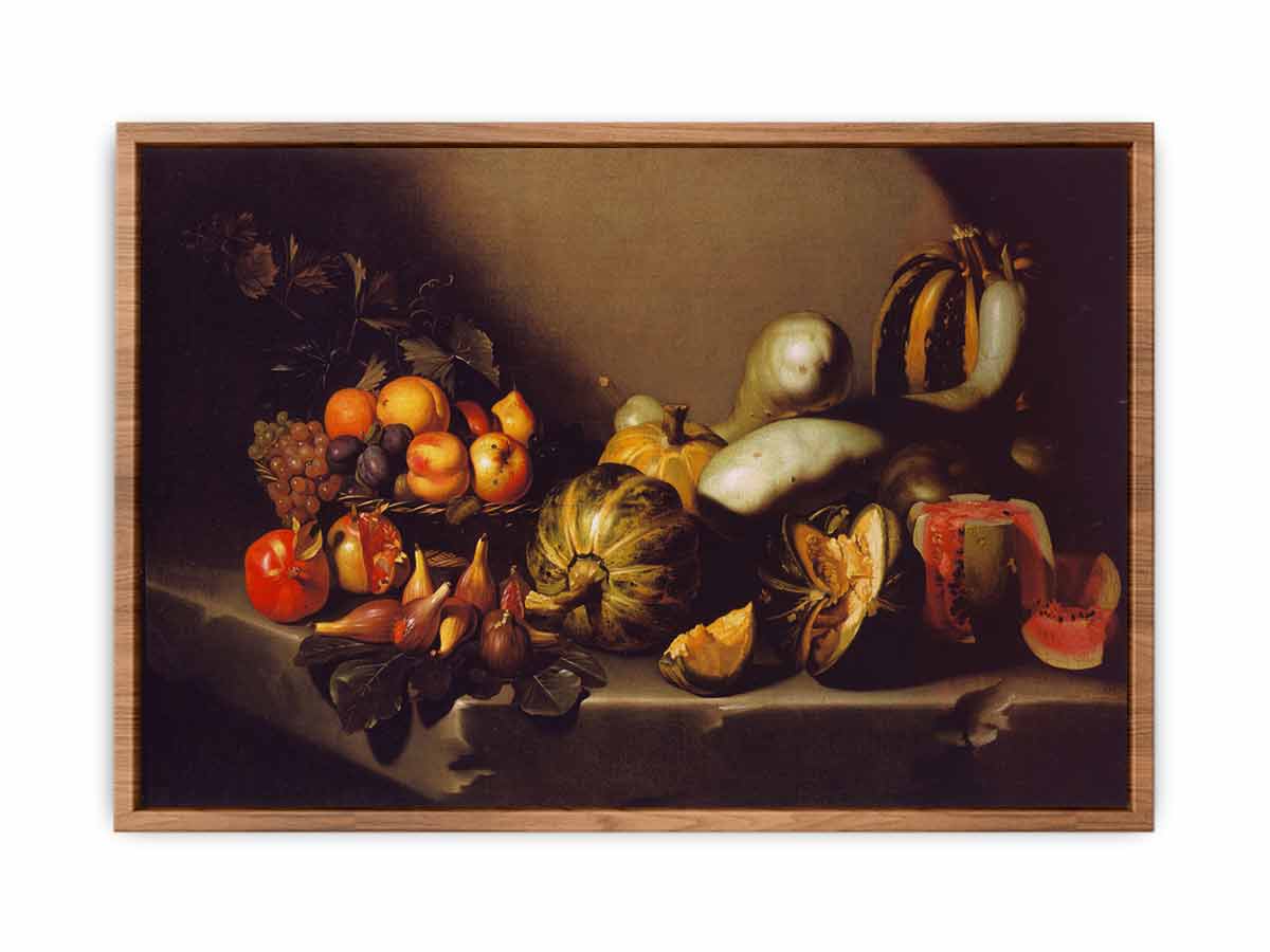 Still Life with Fruit By Caravaggio