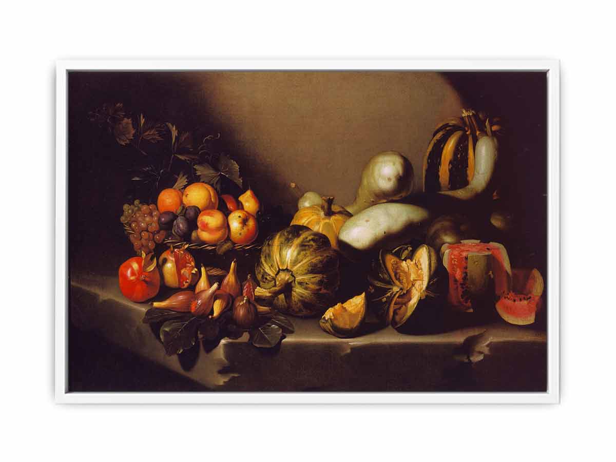 Still Life with Fruit By Caravaggio