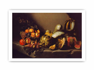 Still Life with Fruit By Caravaggio