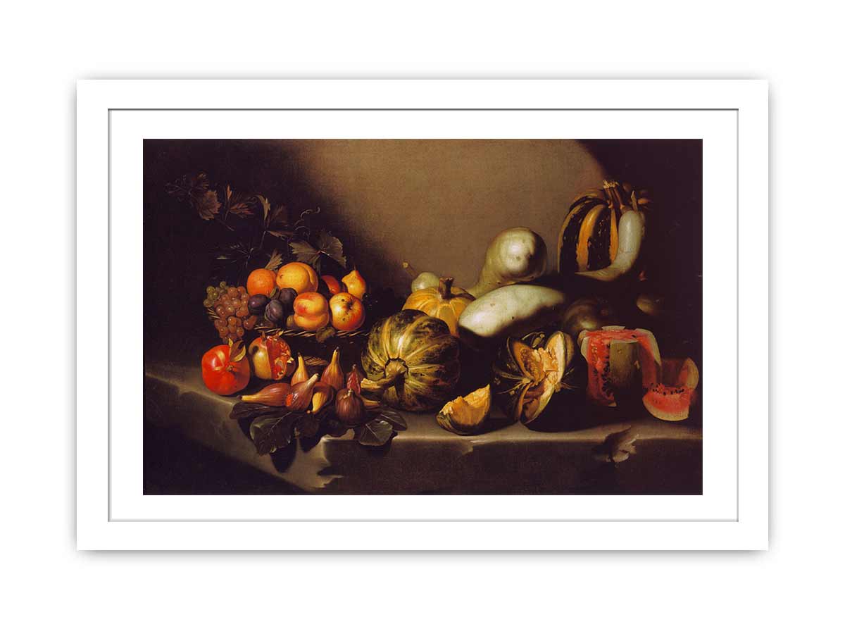 Still Life with Fruit By Caravaggio