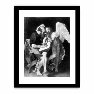 Saint Matthew and the Angel By Caravaggio