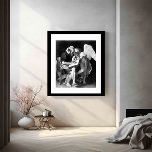 Saint Matthew and the Angel By Caravaggio
