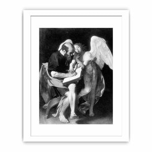 Saint Matthew and the Angel By Caravaggio