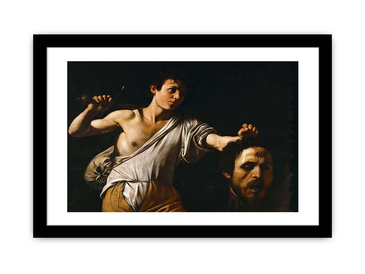 David with the Head of Goliath By Caravaggio