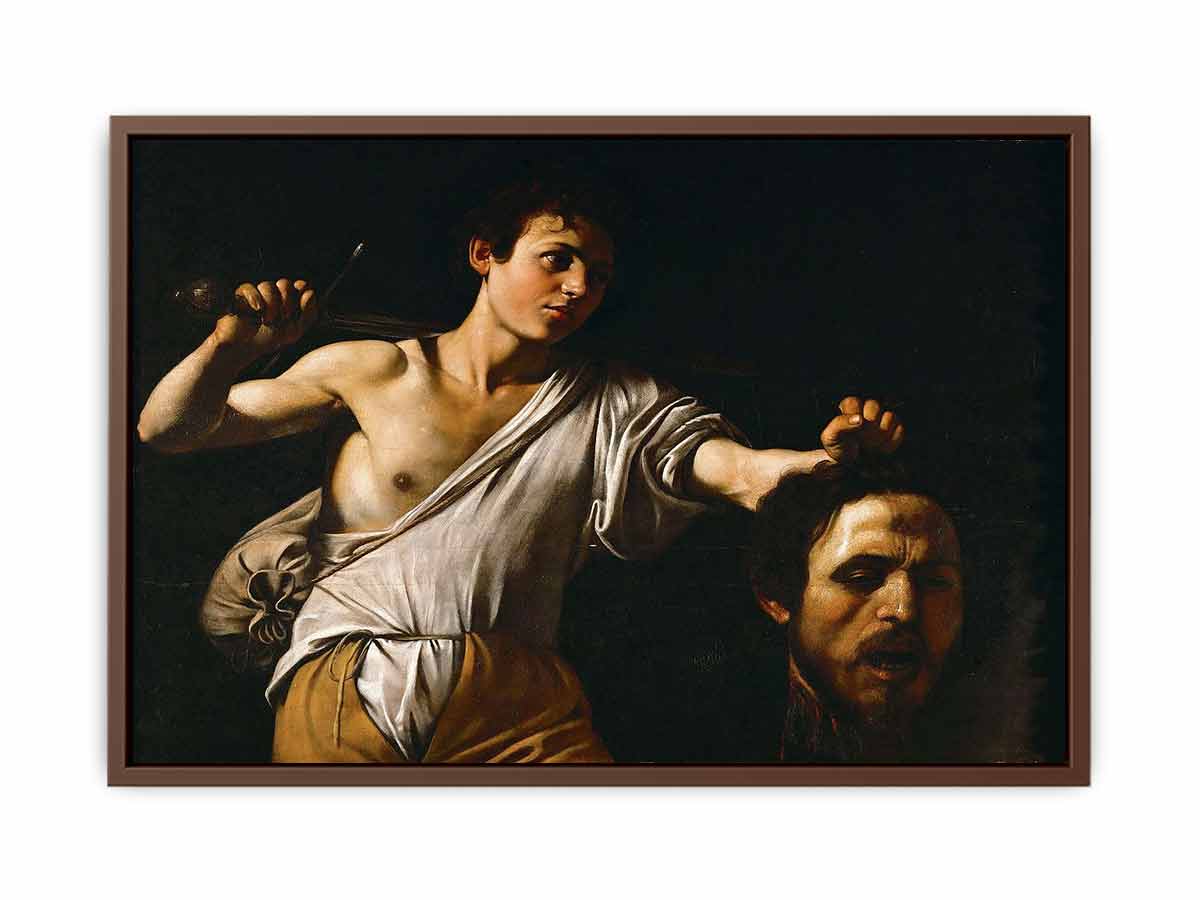 David with the Head of Goliath By Caravaggio