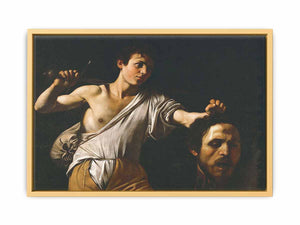 David with the Head of Goliath By Caravaggio