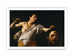 David with the Head of Goliath By Caravaggio
