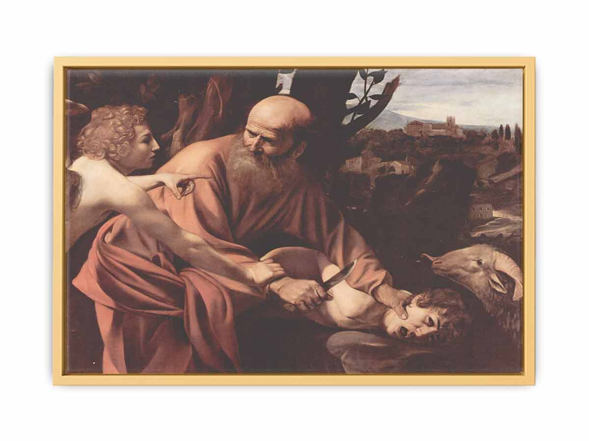Sacrifice of Isaac By Caravaggio