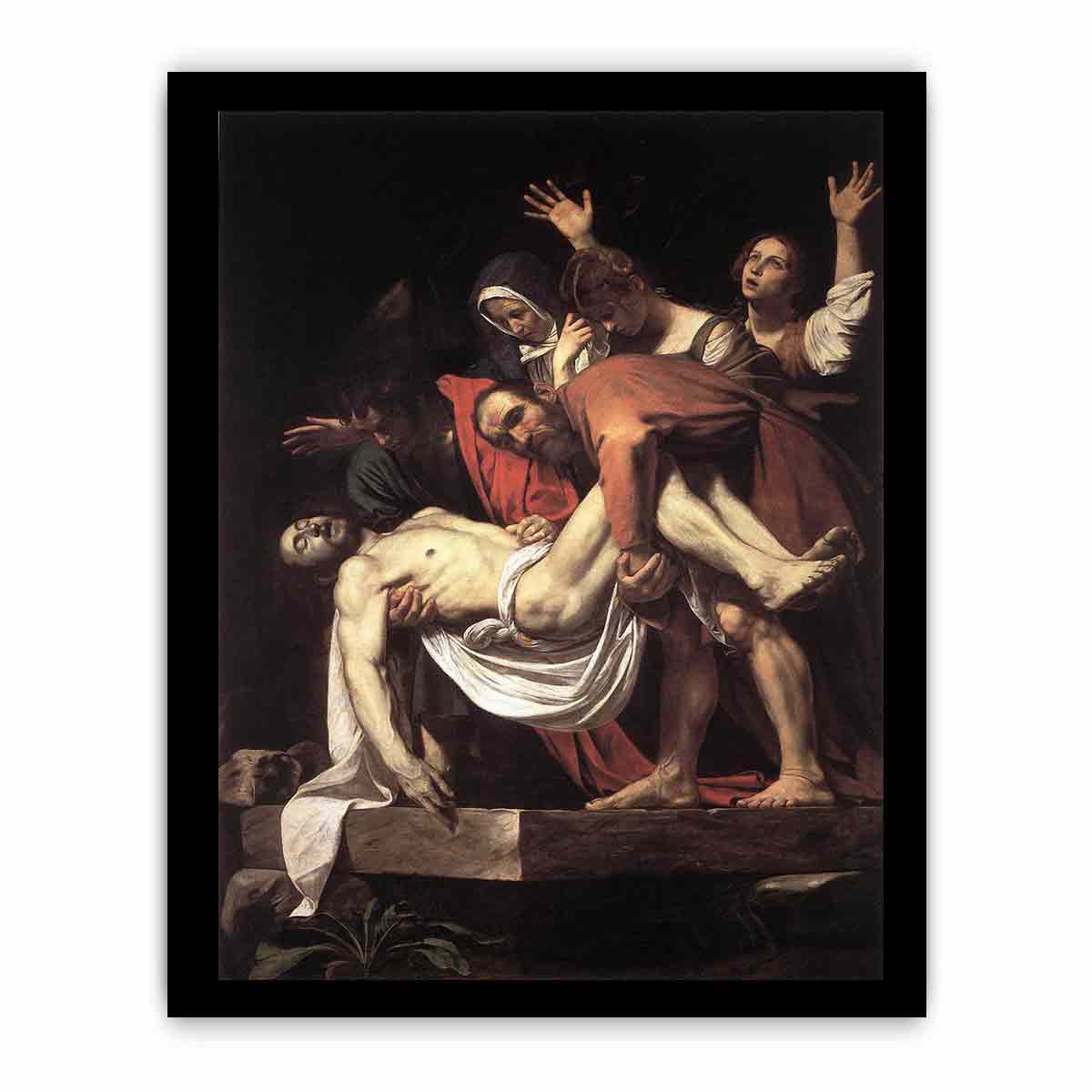 The Entombment of Christ By Caravaggio