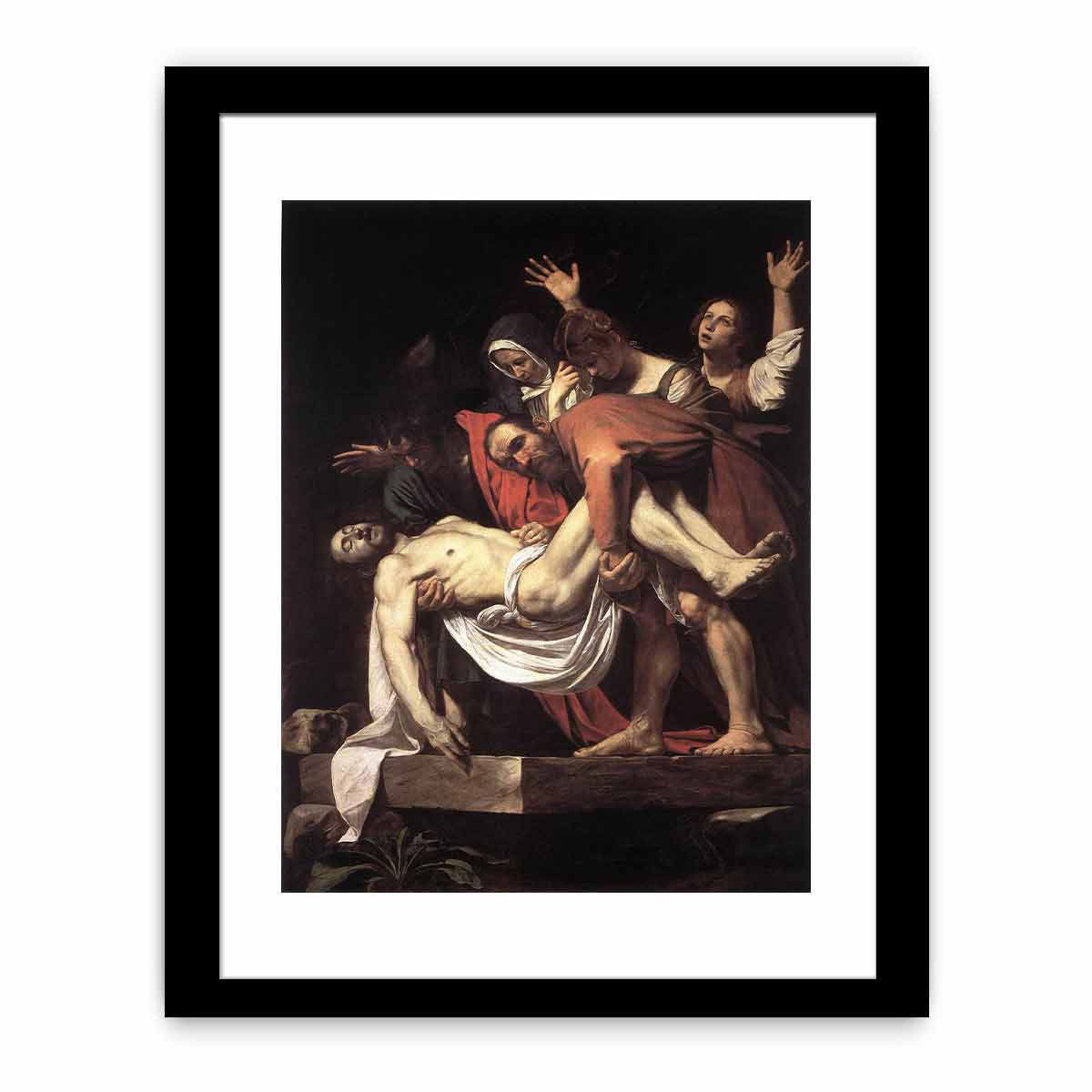 The Entombment of Christ By Caravaggio