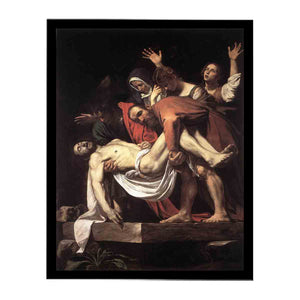 The Entombment of Christ By Caravaggio