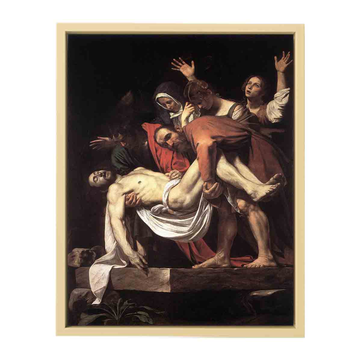The Entombment of Christ By Caravaggio