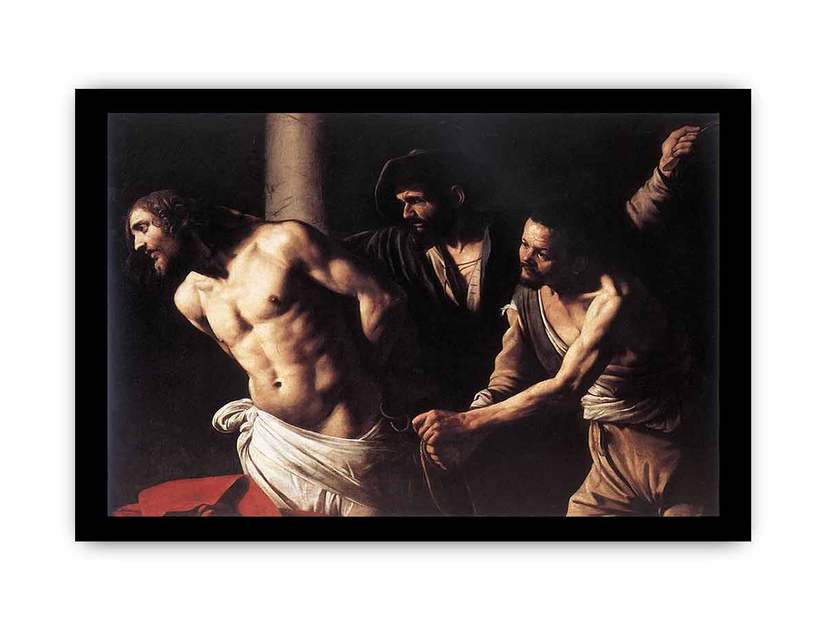 Christ at the Column By Caravaggio