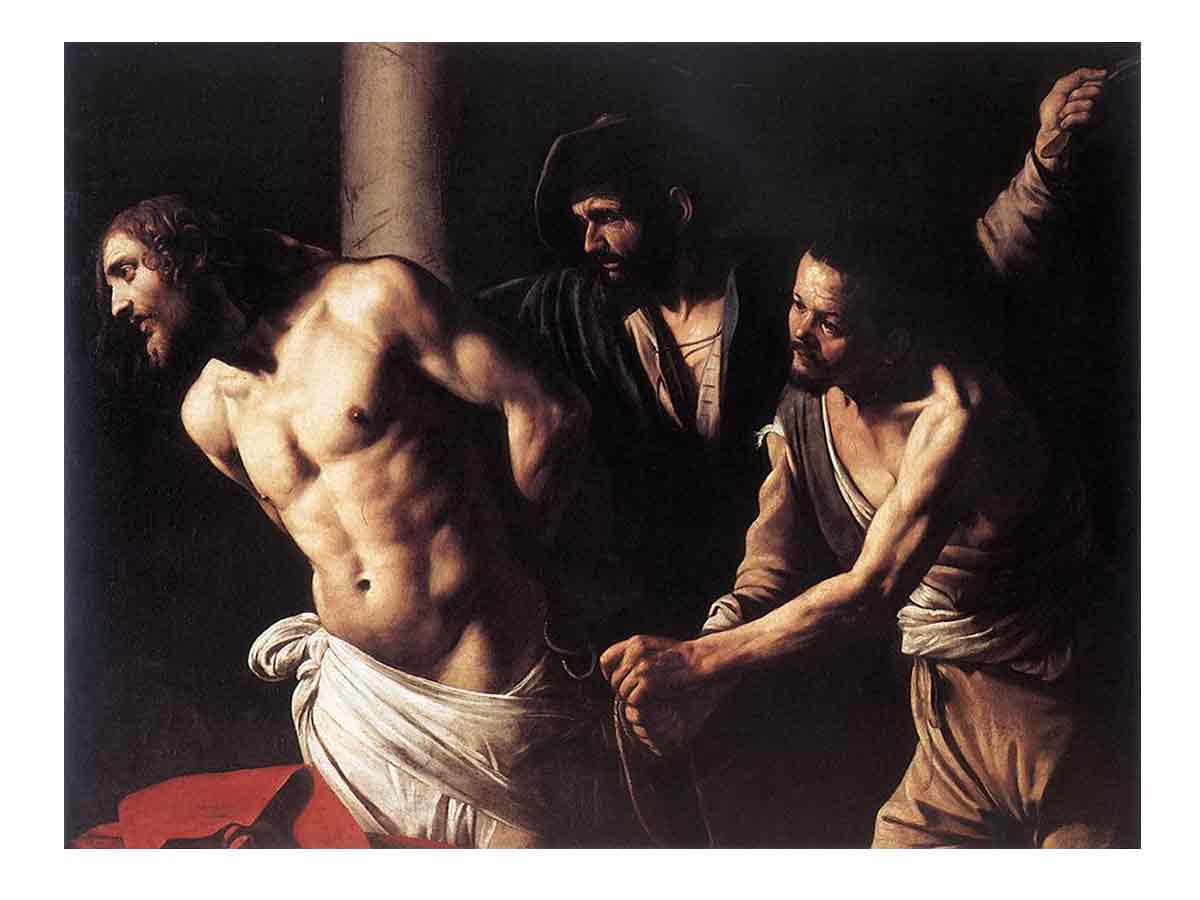 Christ at the Column By Caravaggio