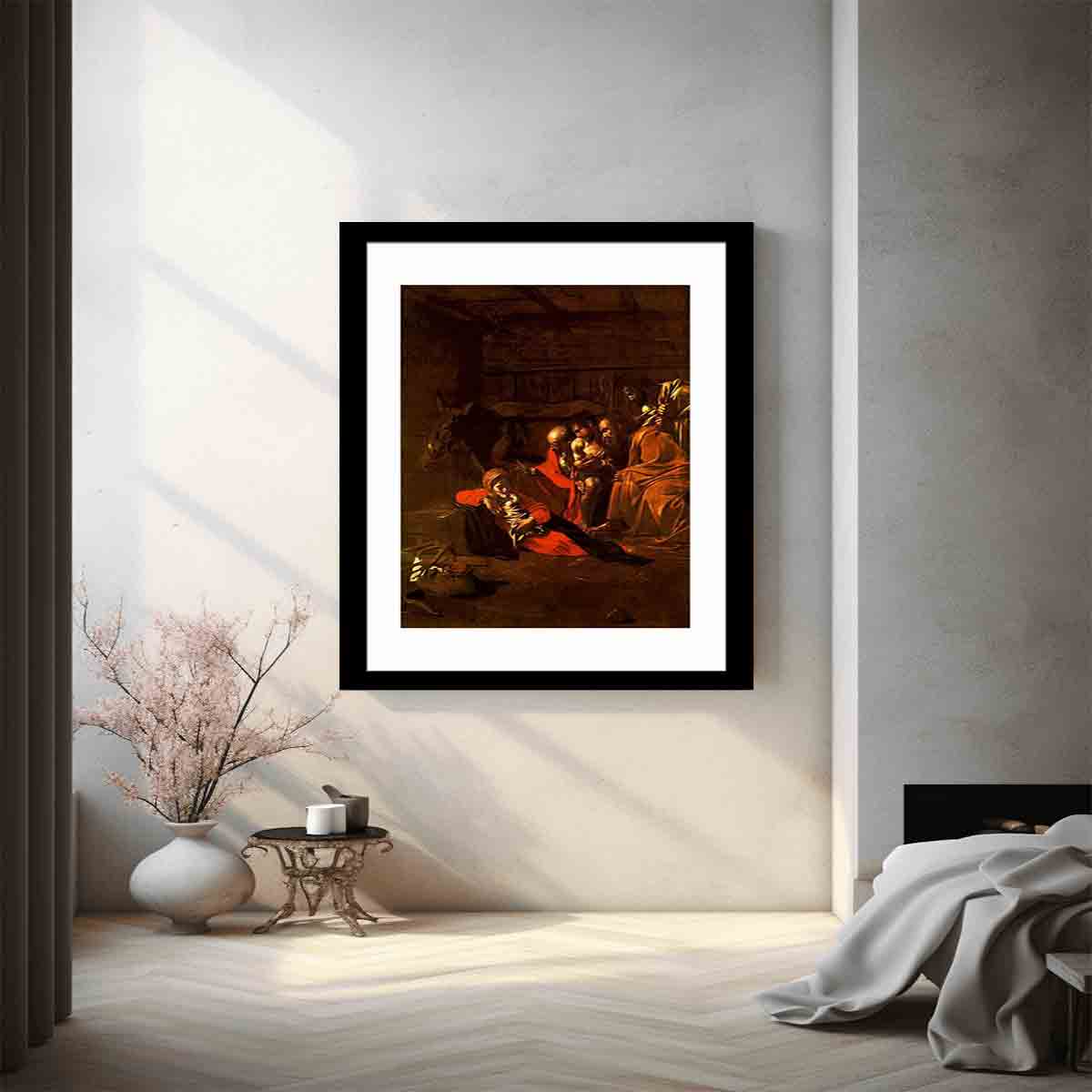 Adoration of the Shepherds By Caravaggio