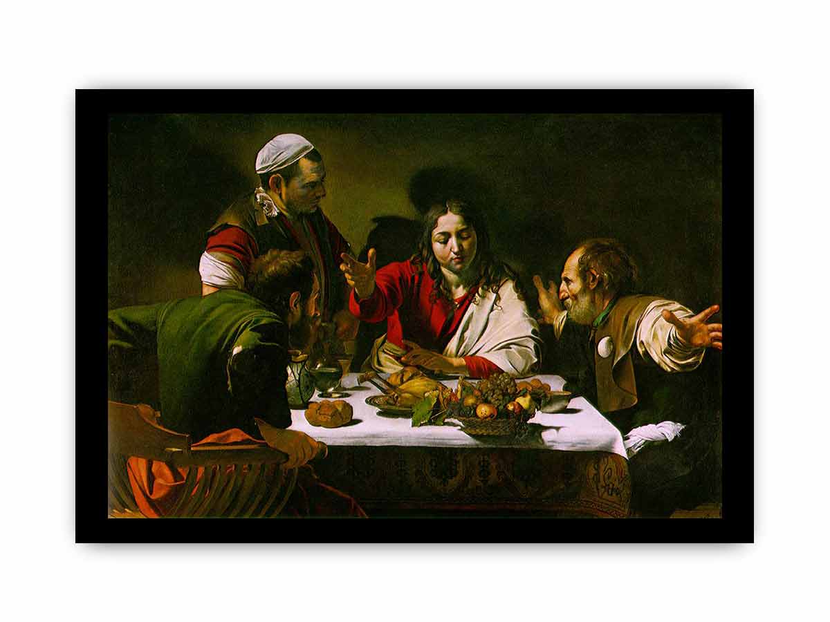 Supper at Emmaus 1601-02 By Caravaggio