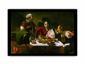 Supper at Emmaus 1601-02 By Caravaggio