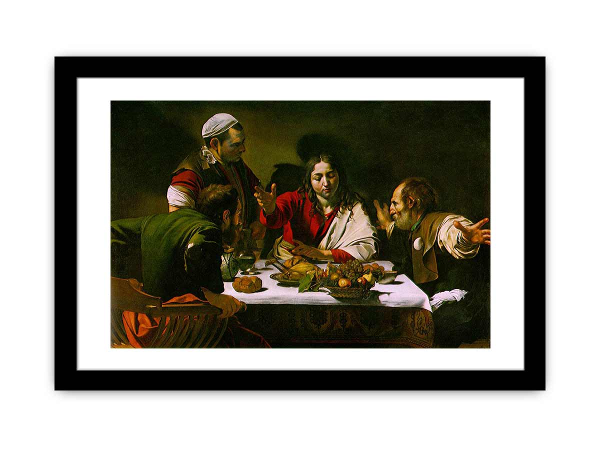 Supper at Emmaus 1601-02 By Caravaggio