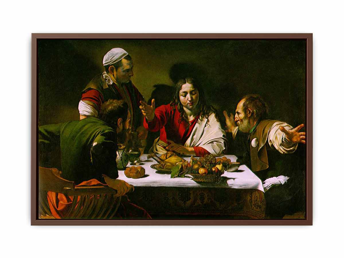 Supper at Emmaus 1601-02 By Caravaggio
