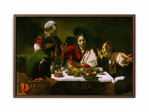 Supper at Emmaus 1601-02 By Caravaggio