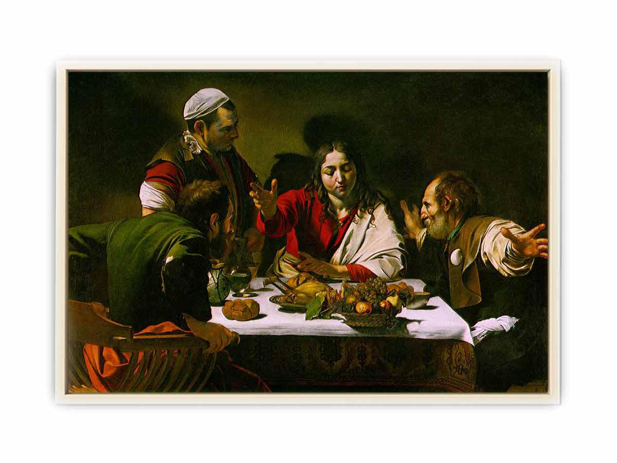 Supper at Emmaus 1601-02 By Caravaggio