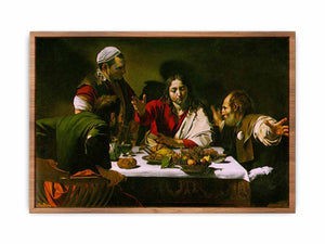 Supper at Emmaus 1601-02 By Caravaggio