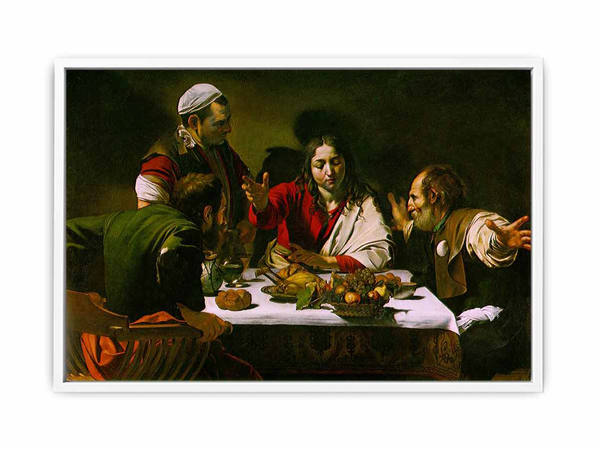 Supper at Emmaus 1601-02 By Caravaggio