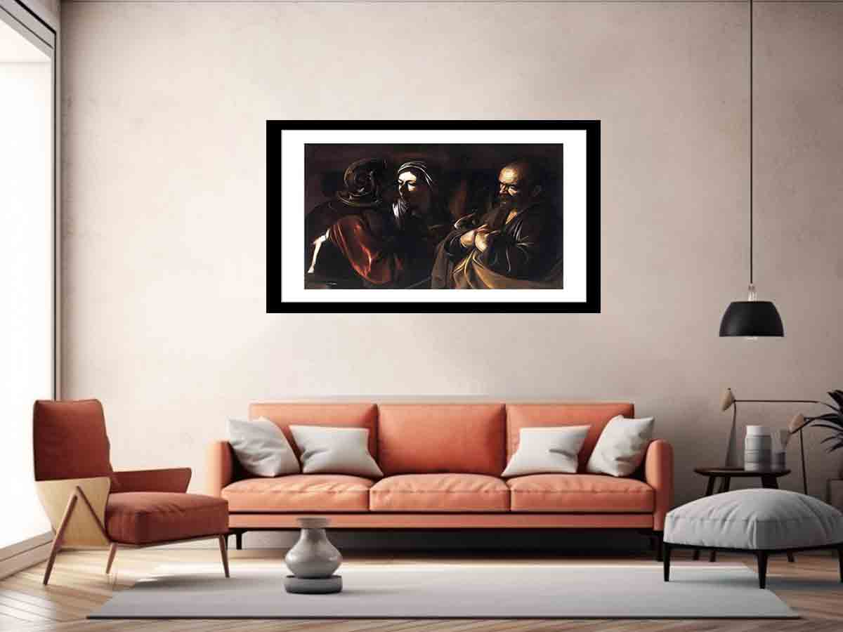 The Denial of St Peter By Caravaggio
