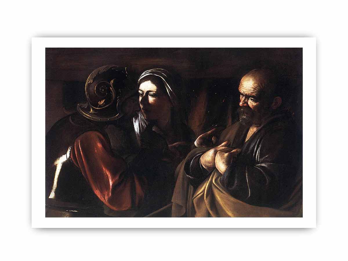 The Denial of St Peter By Caravaggio