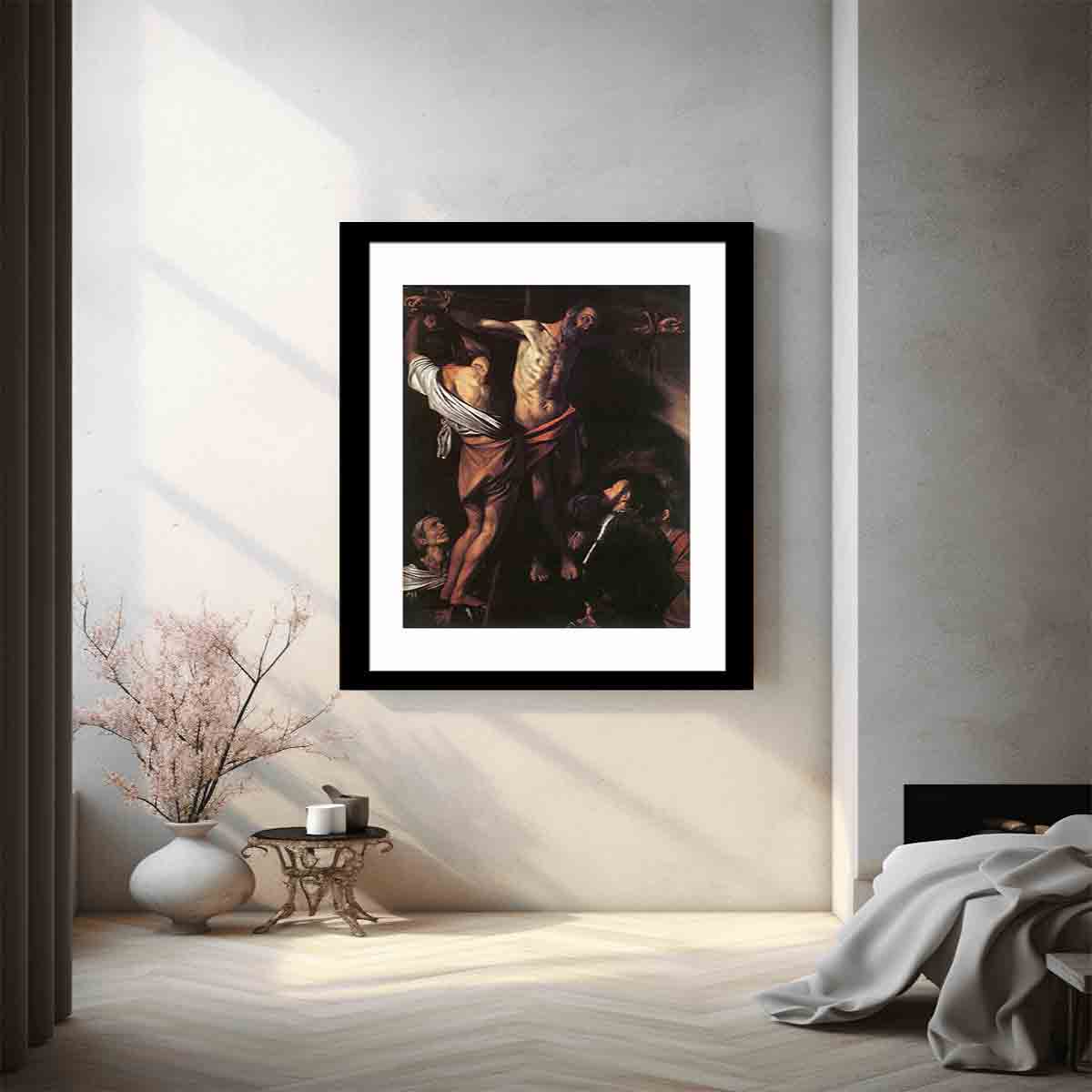 The Crucifixion of St Andrew By Caravaggio