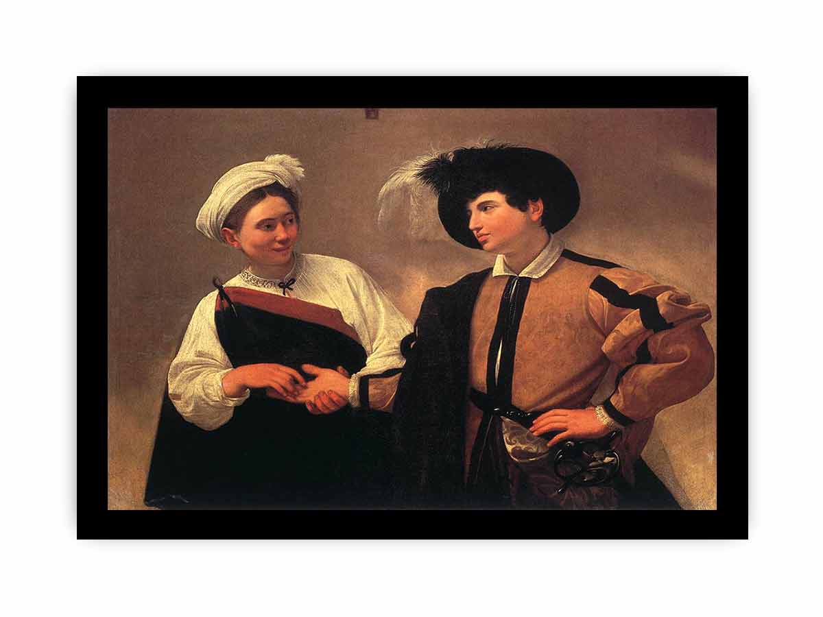 The Fortune Teller (1594) by Michelangelo By Caravaggio