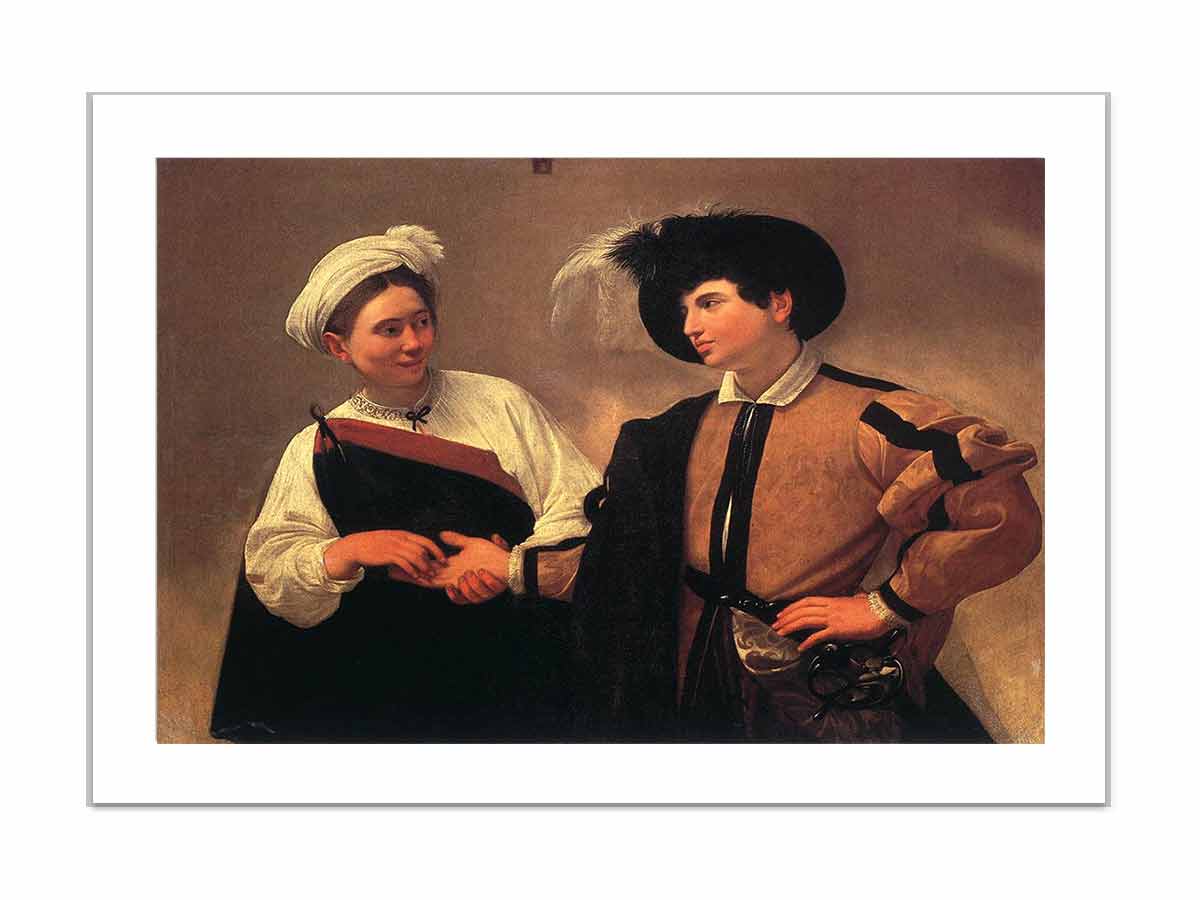 The Fortune Teller (1594) by Michelangelo By Caravaggio